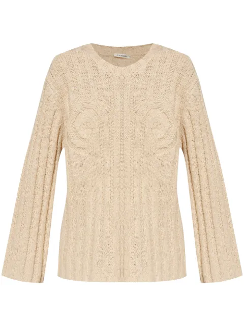 By Malene Birger Cirra ribbed knit sweater 