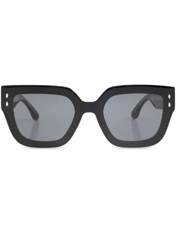 Isabel Marant Black Oversized Square Sunglasses with Gradient Lenses Isabel Marant IM 0190/G/S 807IR Sunglasses - US main image 4