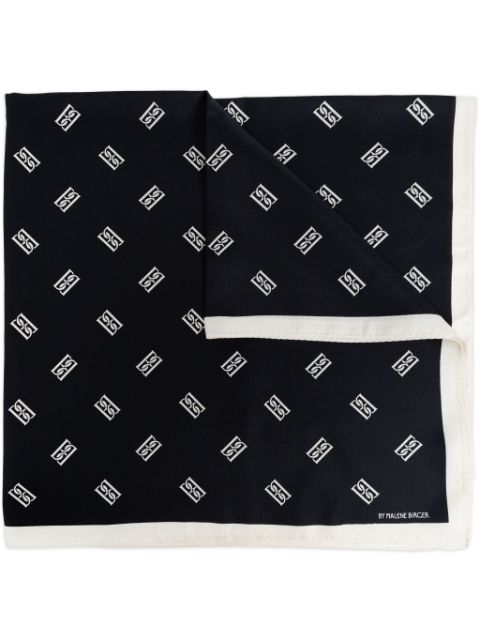 By Malene Birger Monnis multi-print silk scarf 