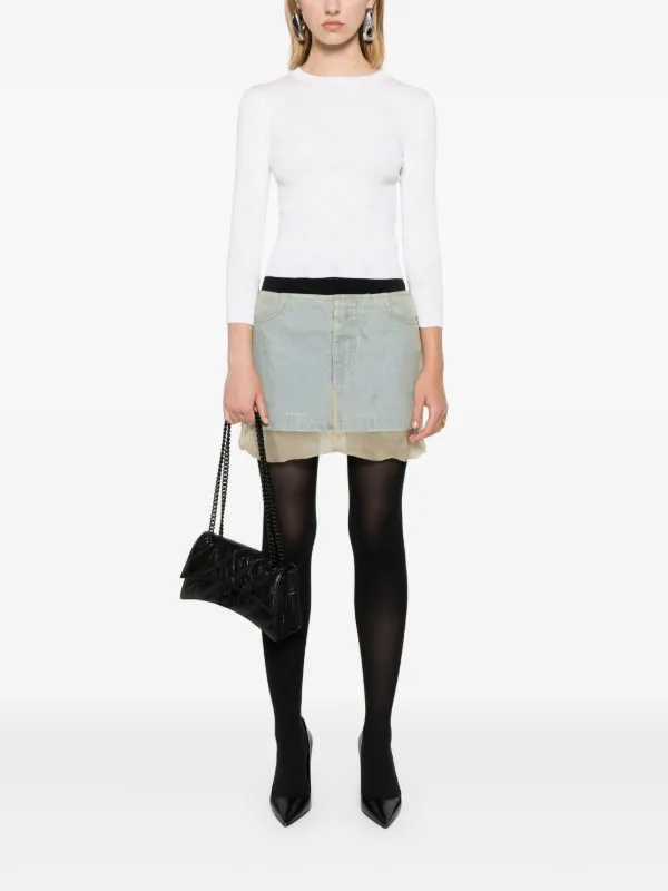 BALENCIAGA Knitwear/Sweater Gray(Total pattern) M