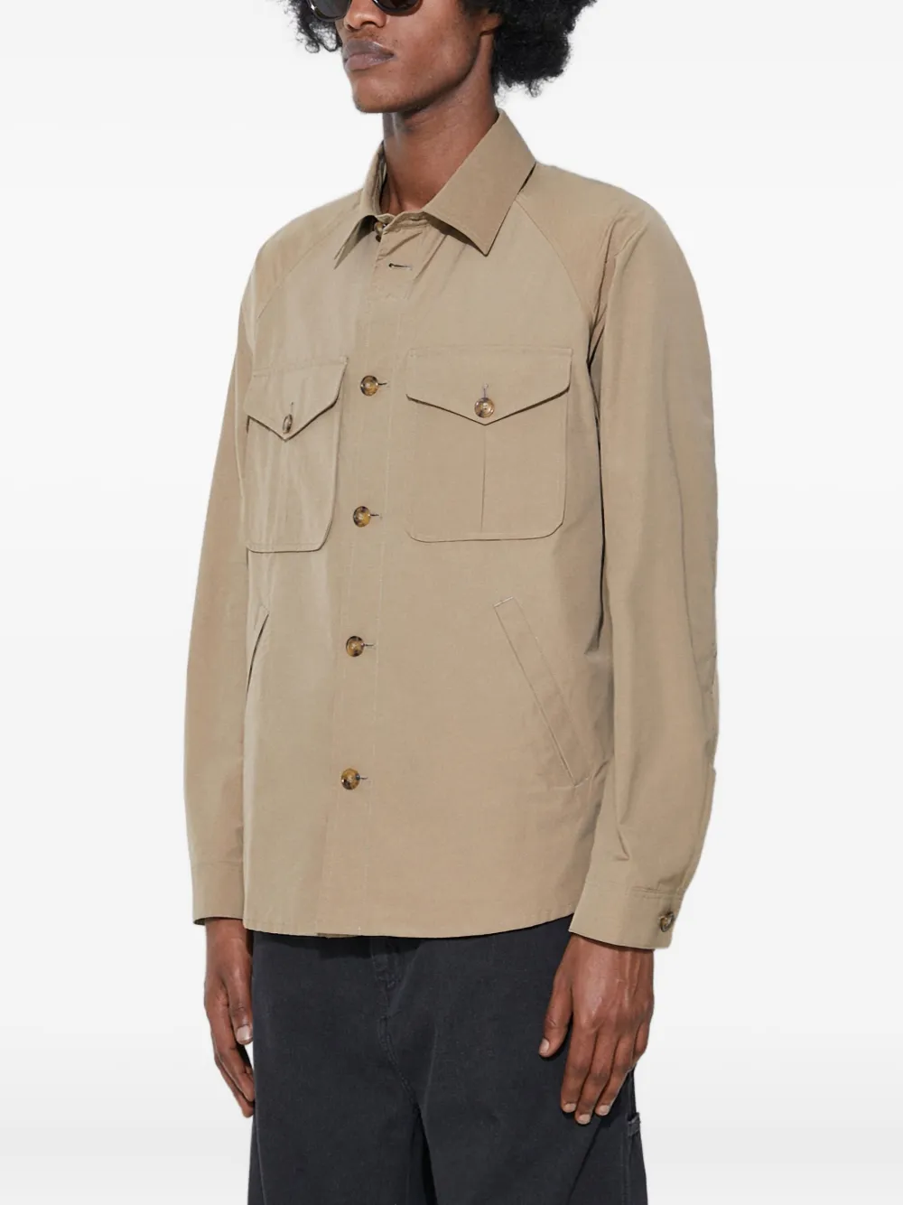 Baracuta patch-pocket shirt jacket | Shirt Jackets | Image 2