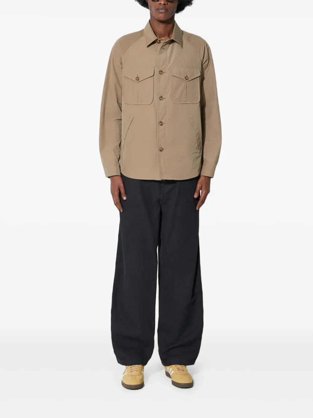Baracuta patch-pocket shirt jacket | Neutrals | Image 1