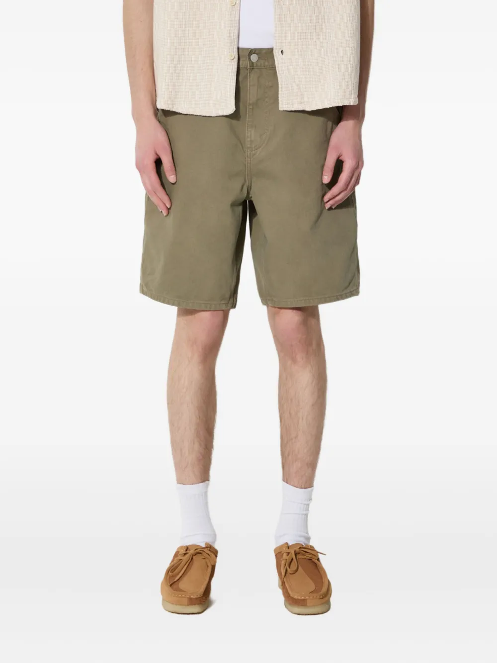 This Is Never That Jeans-Shorts mit Tasche | Grün | Image 1
