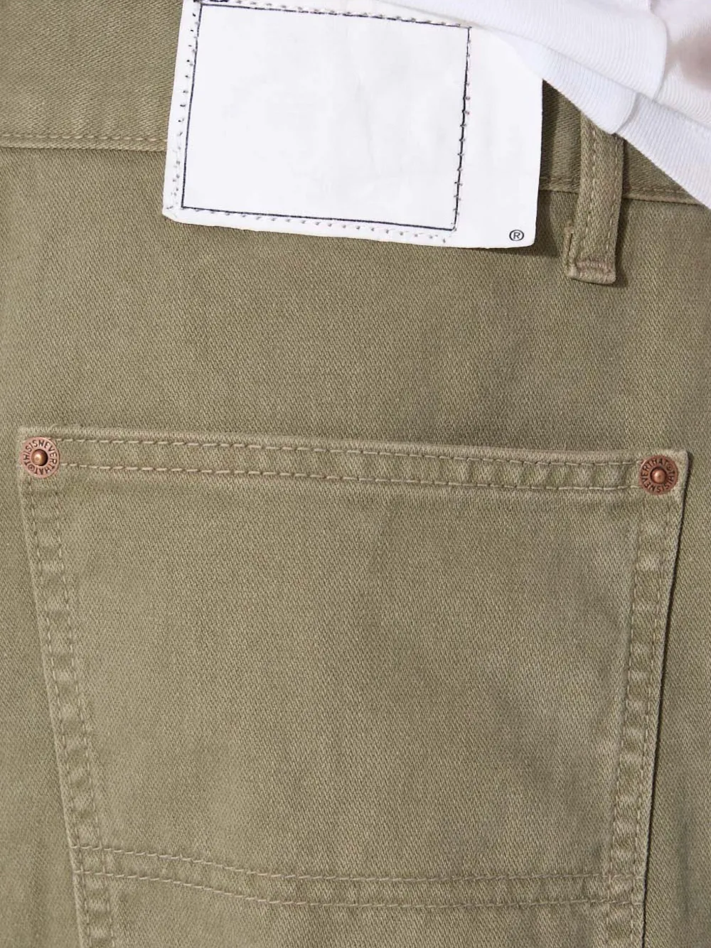 This Is Never That Denim shorts met zak Groen