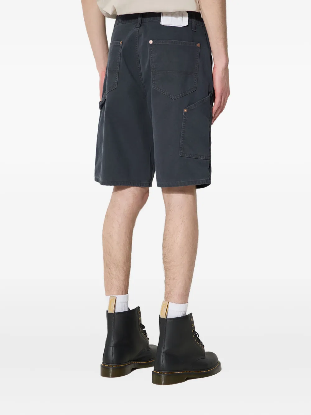 This Is Never That Denim shorts met zak Grijs