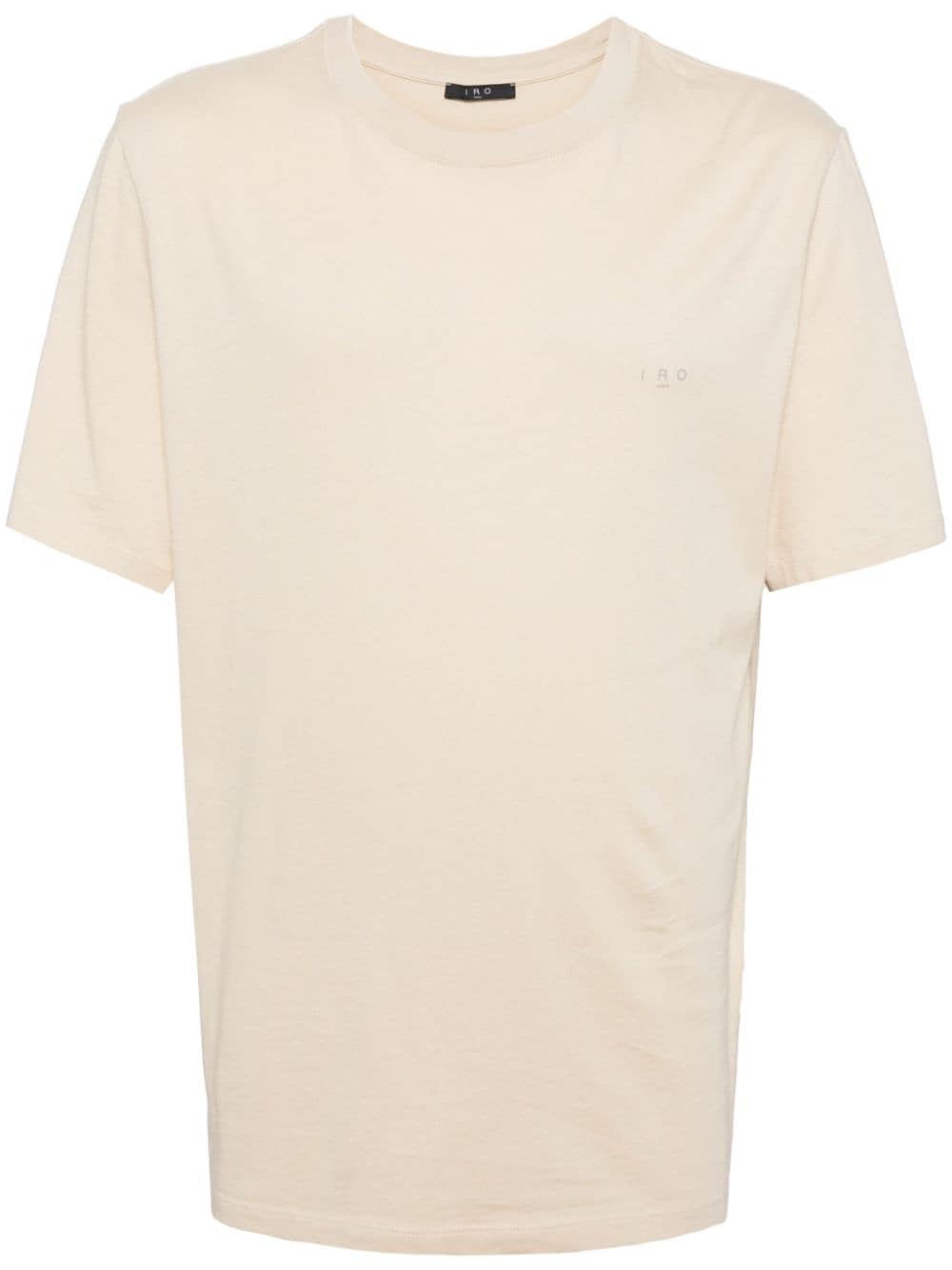 Iro Logo-print Cotton T-shirt In Neutrals