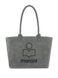 ISABEL MARANT Yenky zipped tote bag - Grey