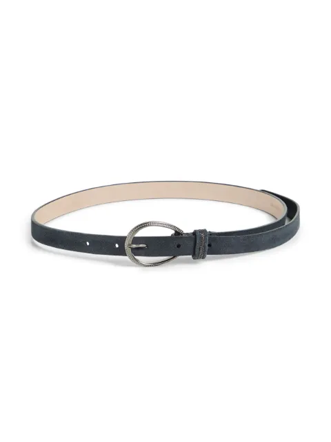 Brunello Cucinelli Kids suede monili belt
