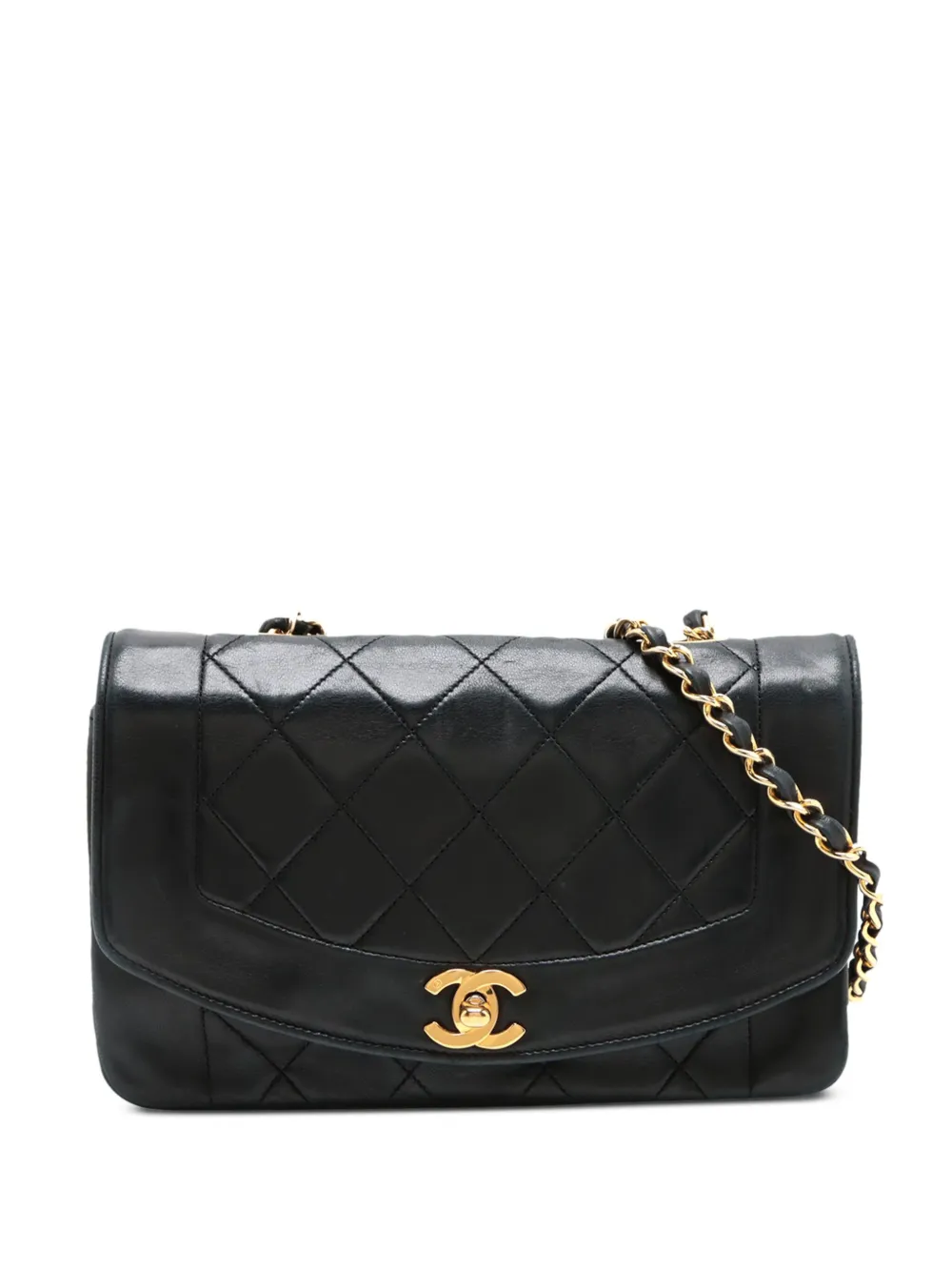 CHANEL Pre-Owned 1989-1991 Diana shoulder bag – Black