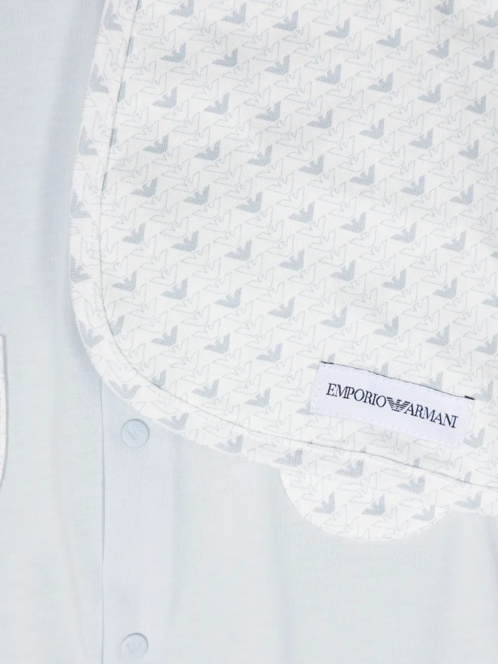 Emporio Armani Kids Pyjama met adelaarprint Blauw