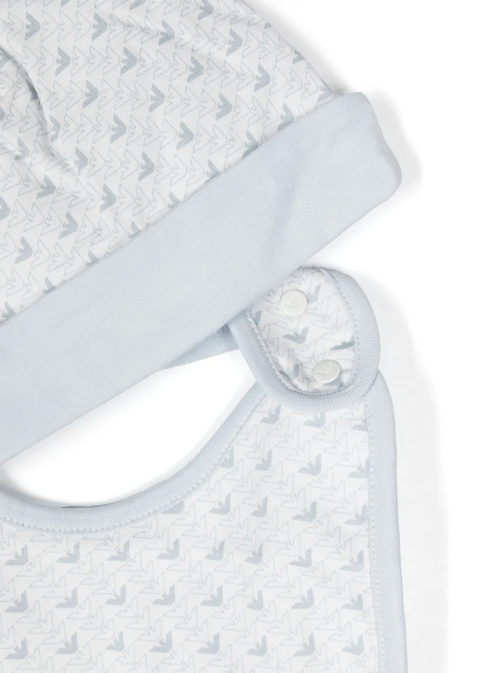 Emporio Armani Kids Pyjama met adelaarprint Wit