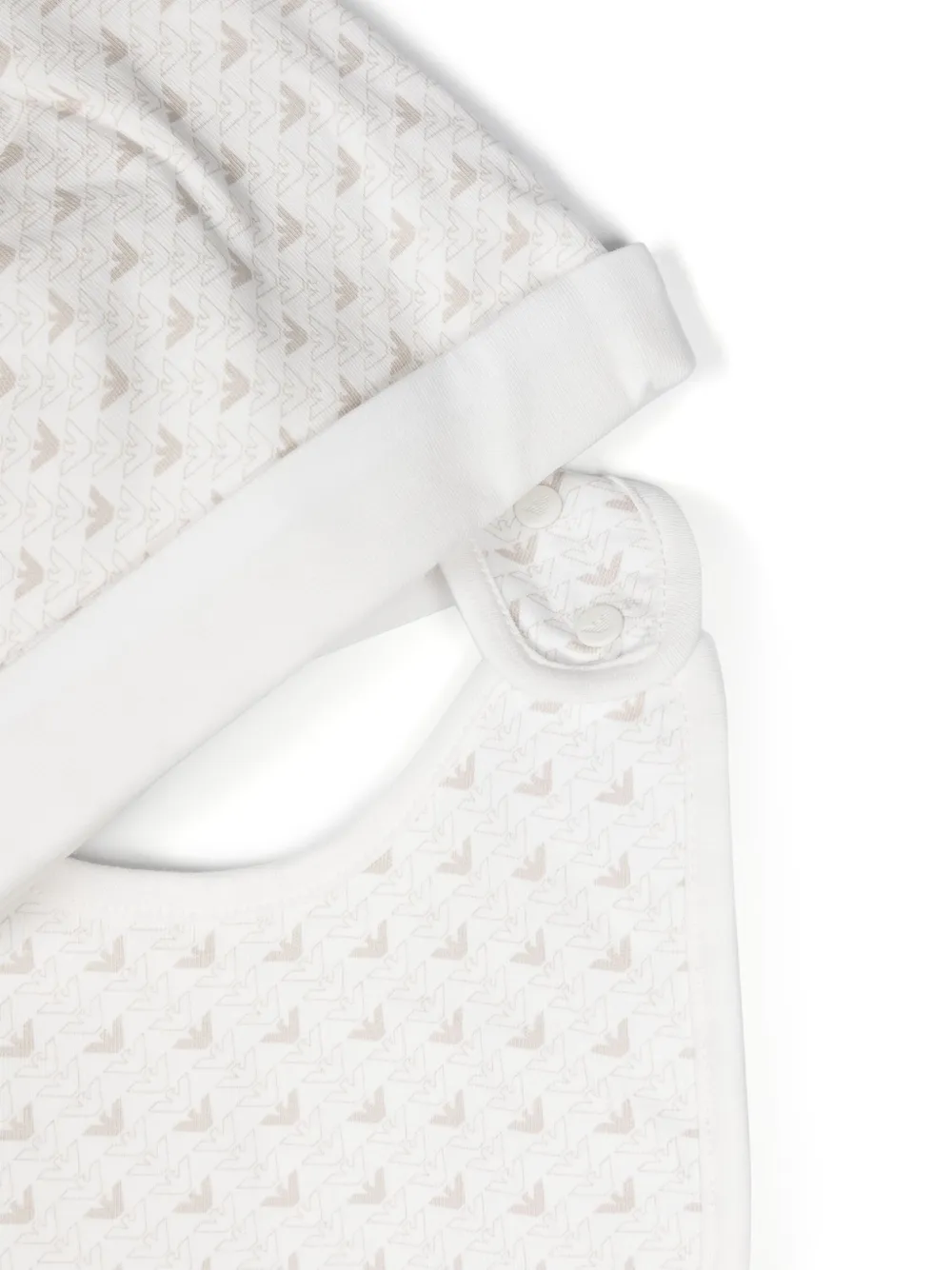 Emporio Armani Kids Pyjama met adelaarprint Wit