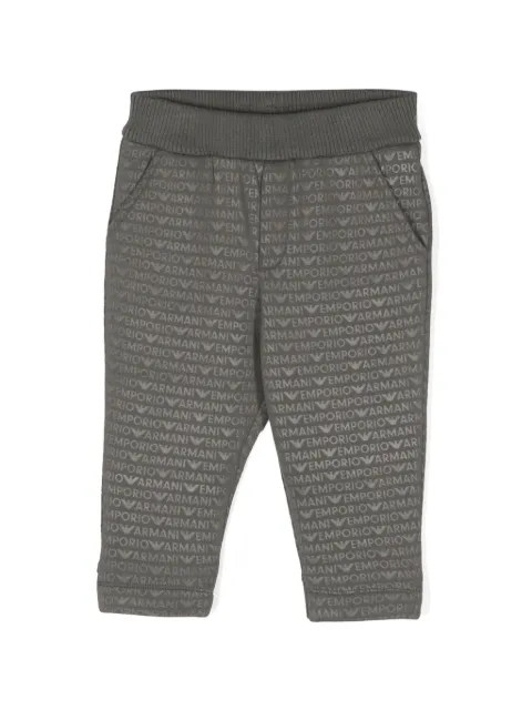 Emporio Armani Kids logo-print track pants