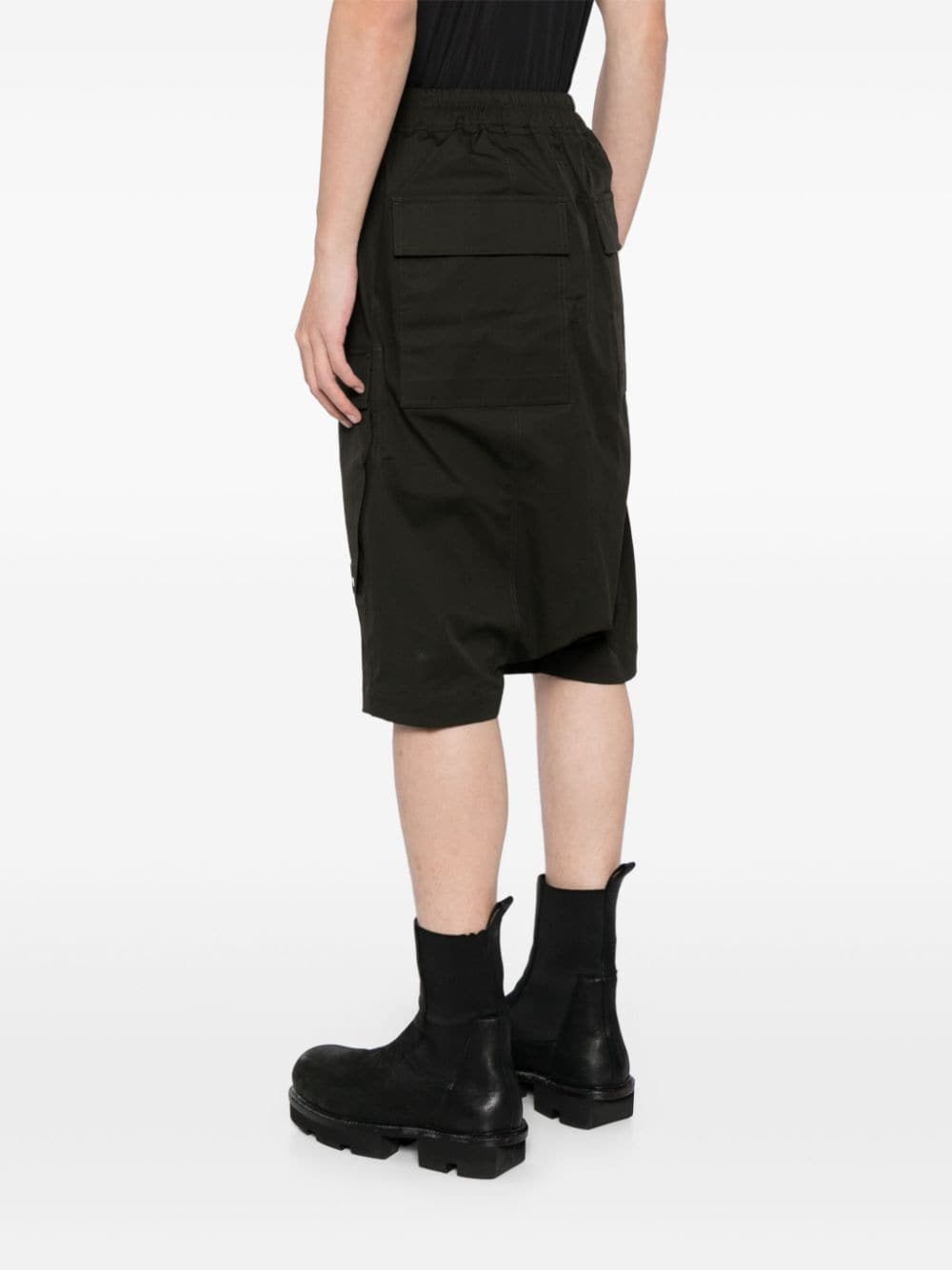 Shop Rick Owens Rick's Pods Shorts In Green