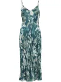 Vince Shimmer Lake midi dress - Green