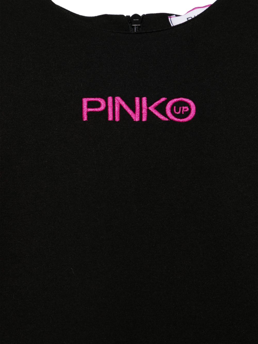 Pinko Kids Jurk met geborduurd logo Zwart