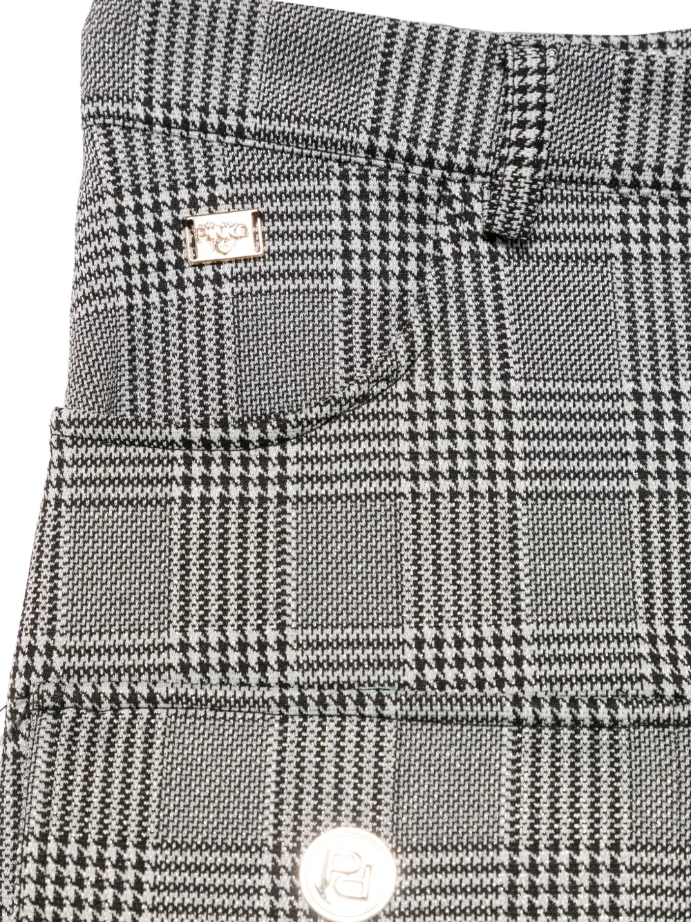 Pinko Kids Rok met Prince of Wales-patroon Zwart