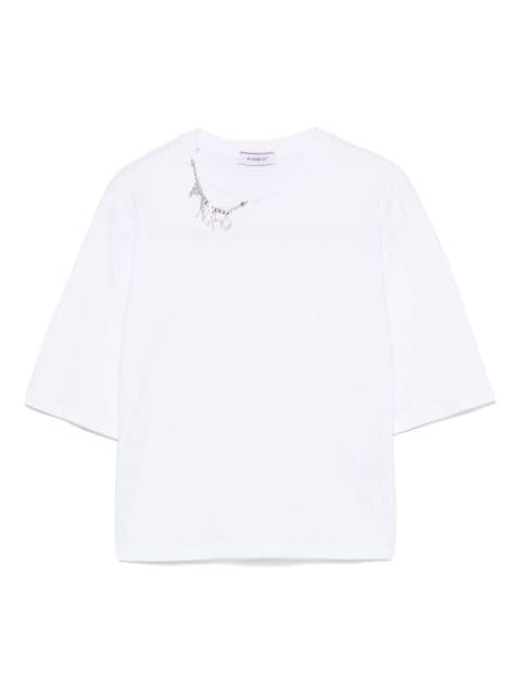 Pinko Kids chain-embellished T-shirt