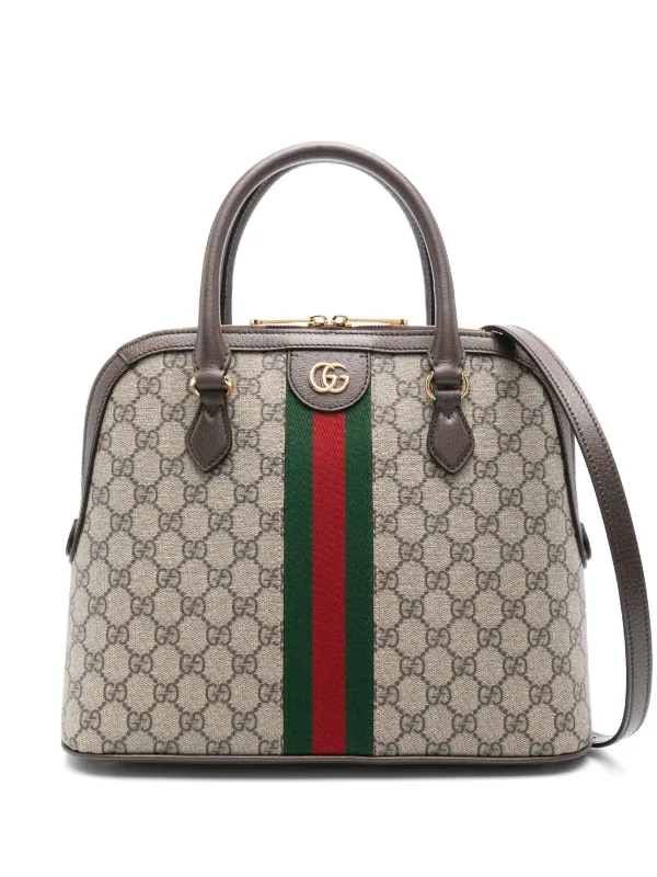 Gucci Medium Ophidia Canvas Tote Bag Neutrals FARFETCH CA