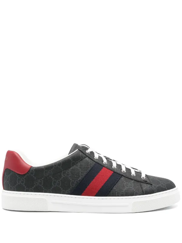 Gucci Ace Sneakers Aus GG Canvas Schwarz FARFETCH DE