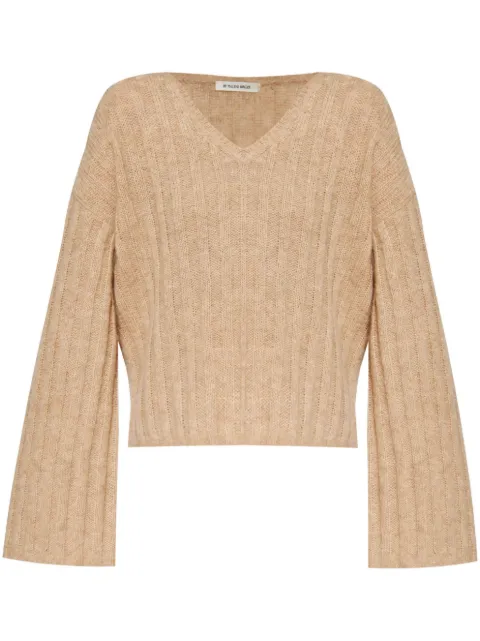 By Malene Birger v-neck chunky-ribbed jumper 