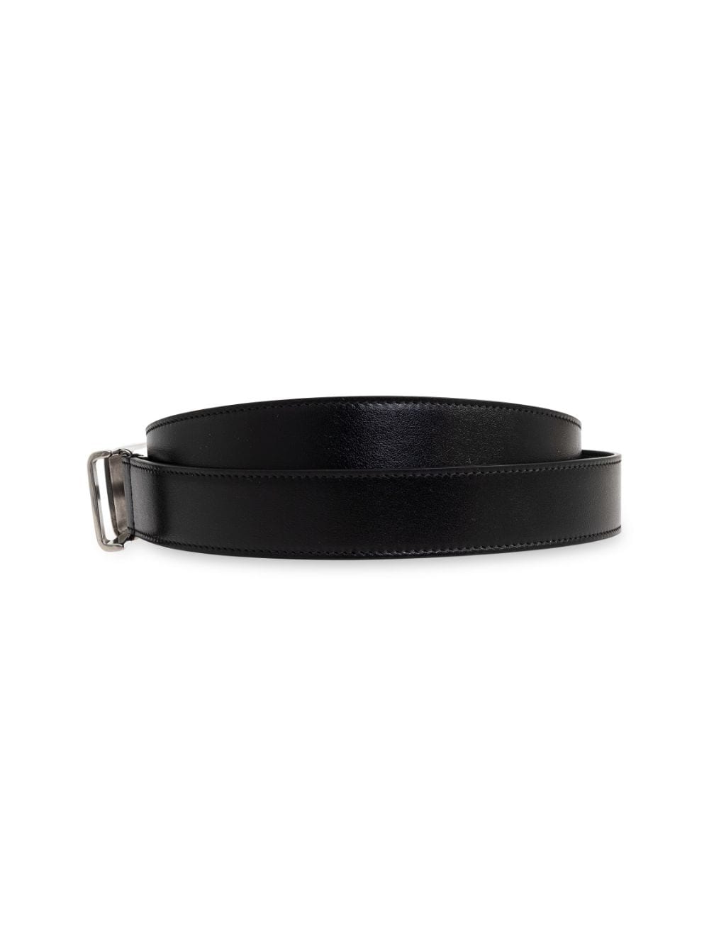 Shop Gucci Logo-buckle Belt In Schwarz