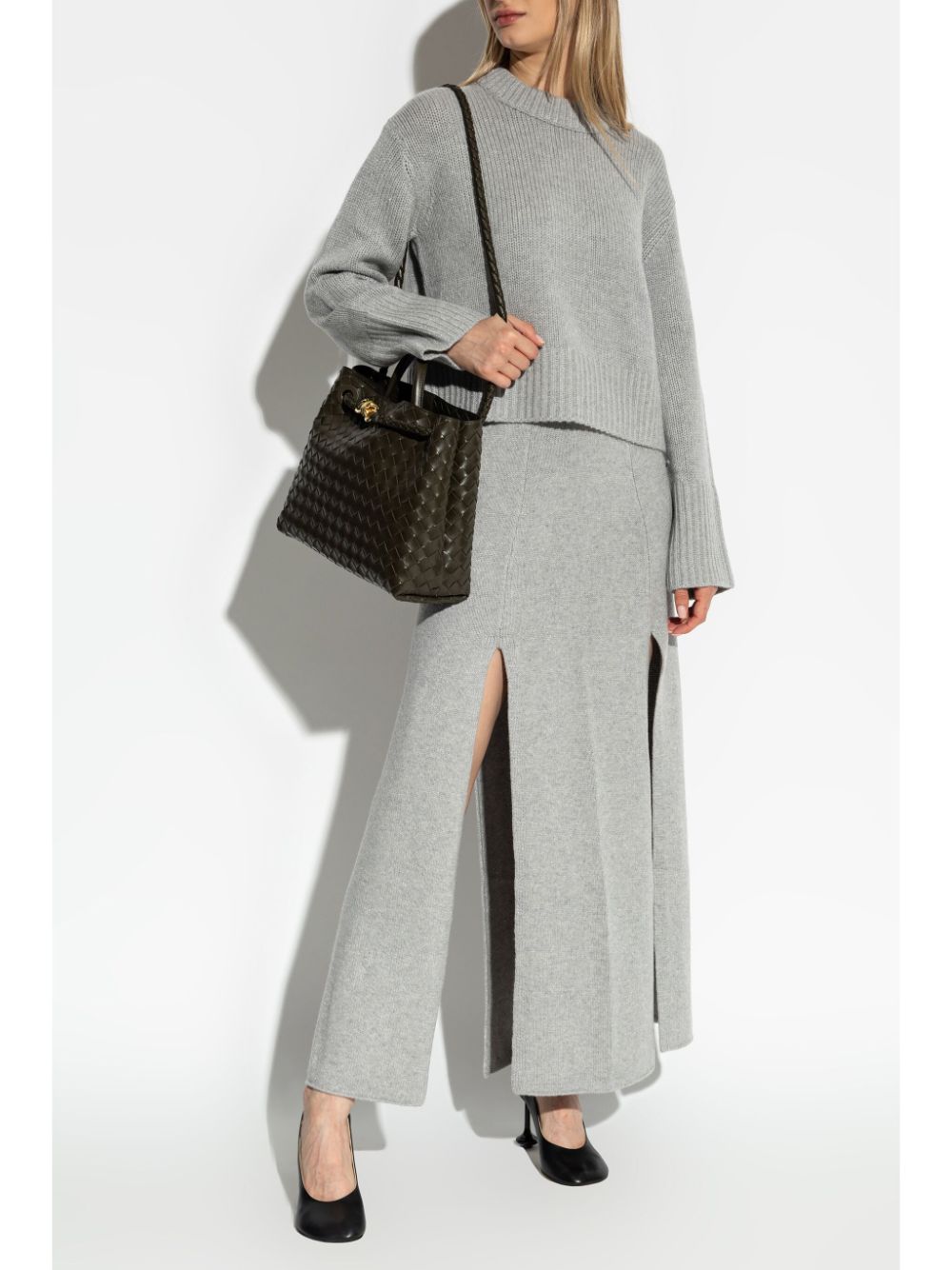 Lisa Yang Sony drop-shoulder cashmere jumper - Grijs