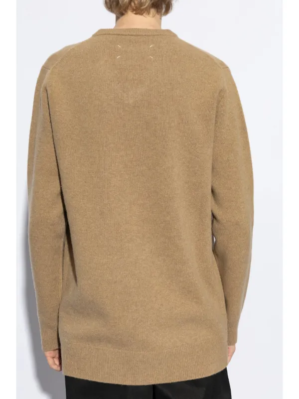 Maison Margiela Vネック セーター | ブラウン | FARFETCH JP