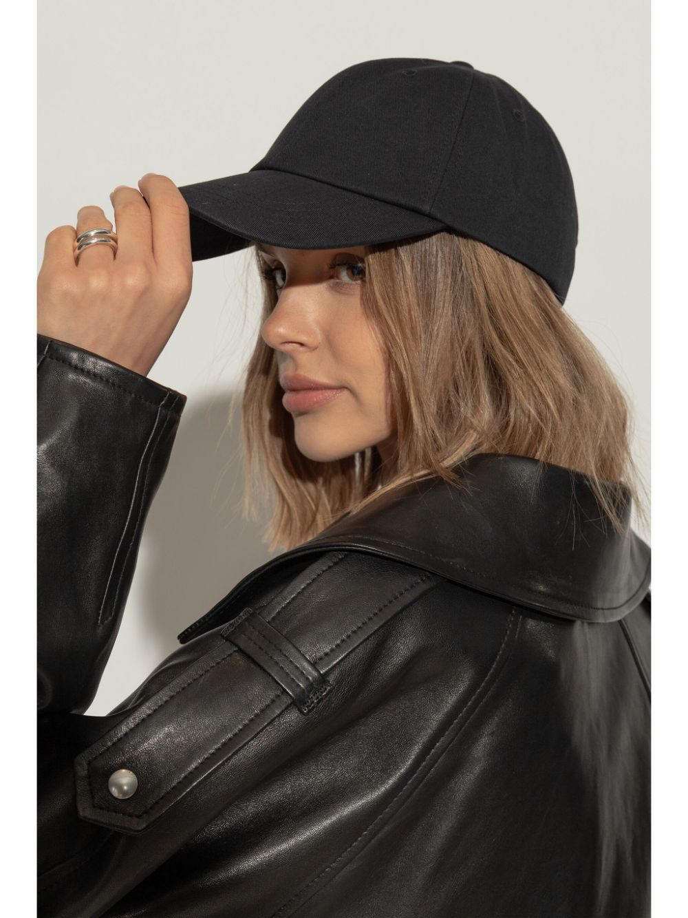 By Malene Birger Aubriela organic cotton cap - Zwart