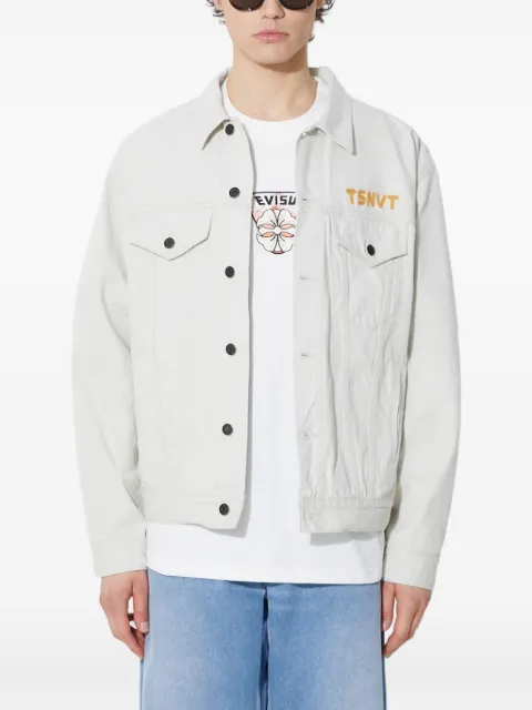 This Is Never That button denim jacket