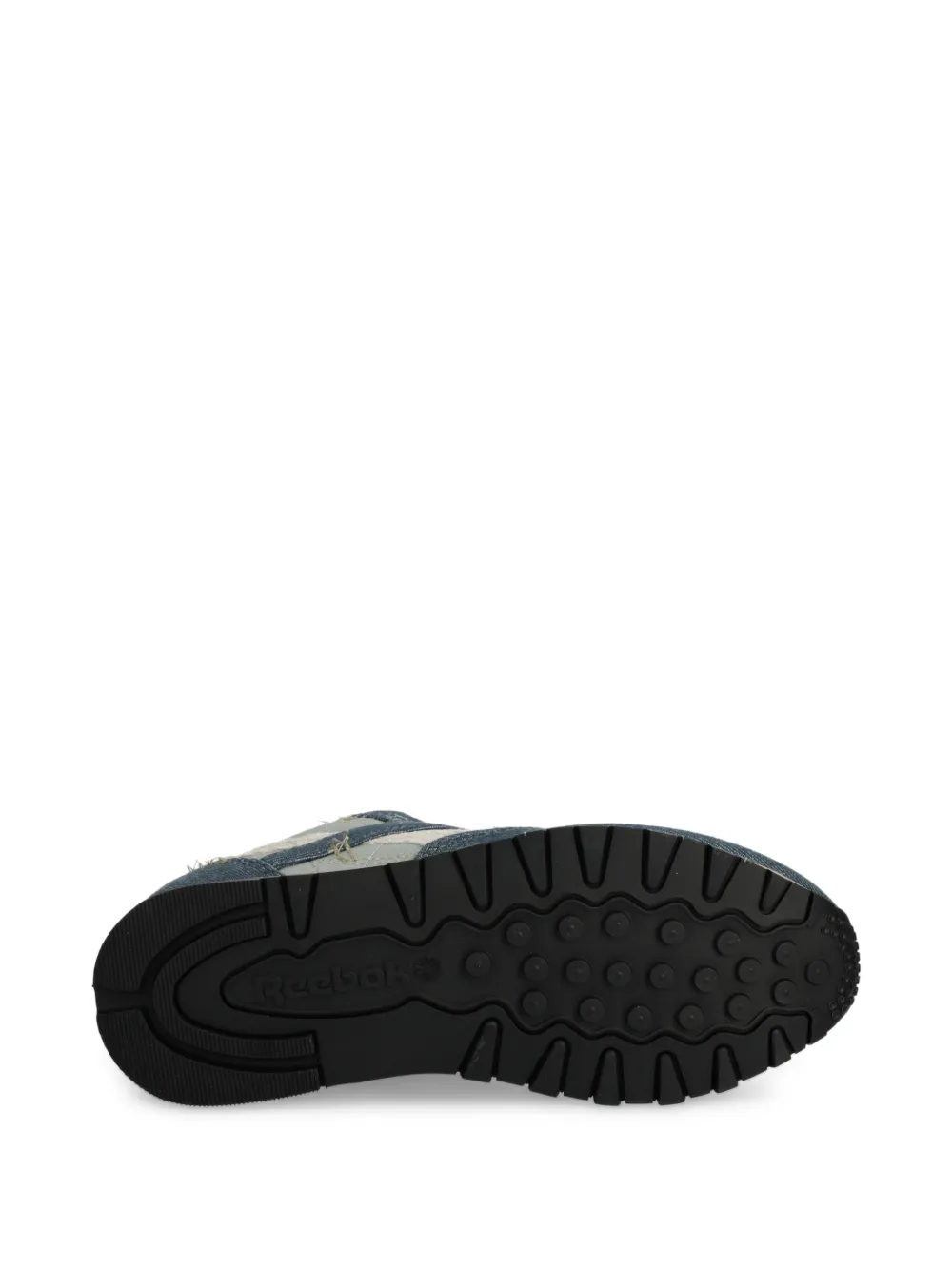 frayed sneakers