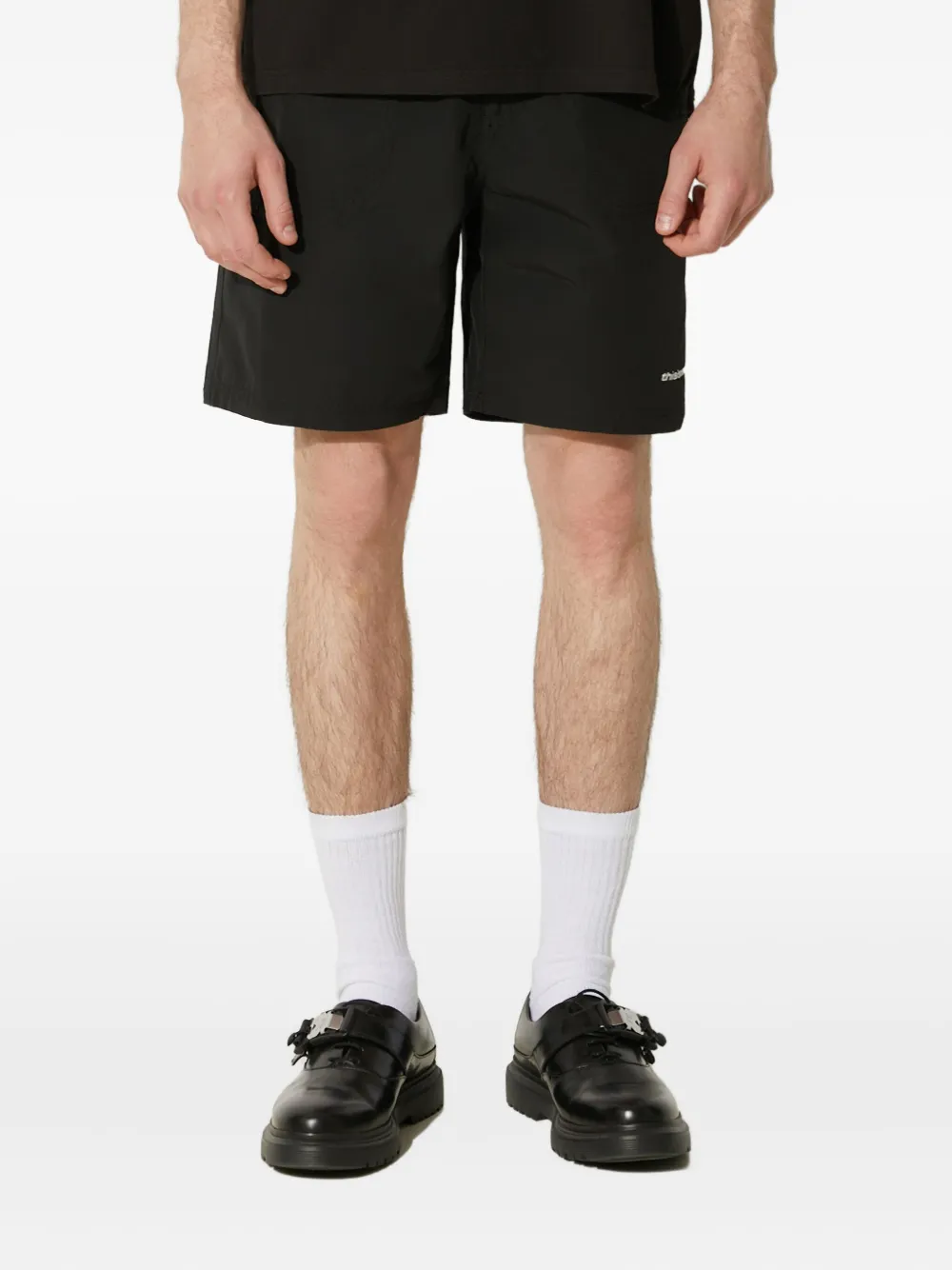 This Is Never That zip-detail shorts | Black | Image 1