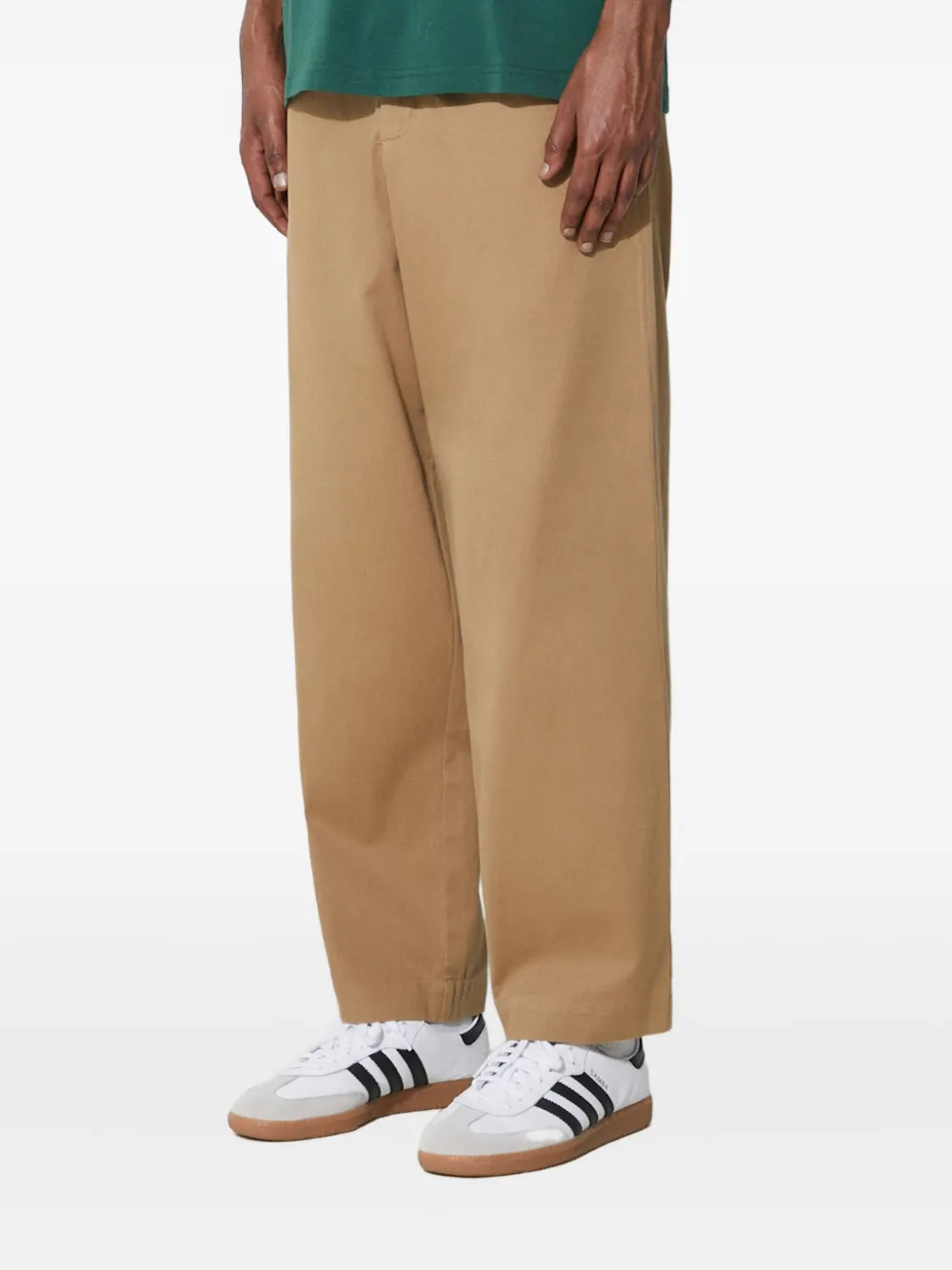 Fred Perry Broek met geborduurd logo Bruin