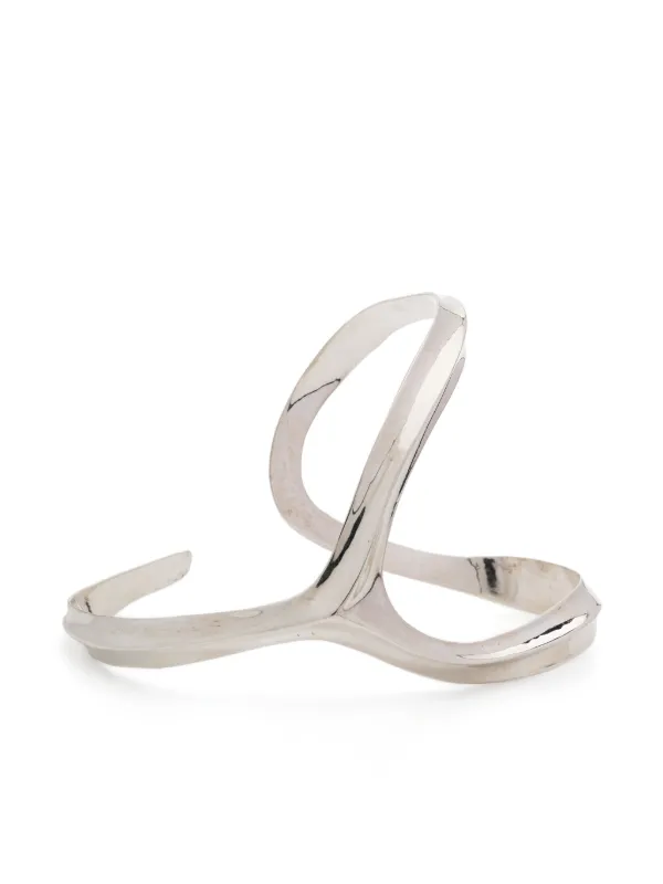 HELIOT EMIL Carpal カフブレスレット | シルバートーン | FARFETCH JP