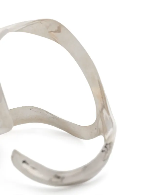 HELIOT EMIL Carpal カフブレスレット | シルバートーン | FARFETCH JP