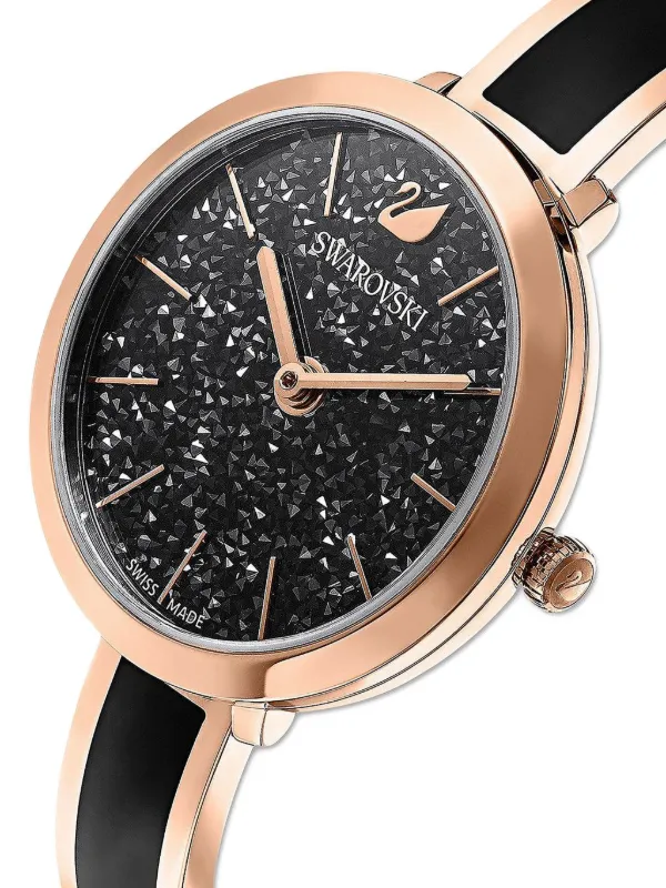 Swarovski Crystalline Delight 32mm | Black | FARFETCH CA