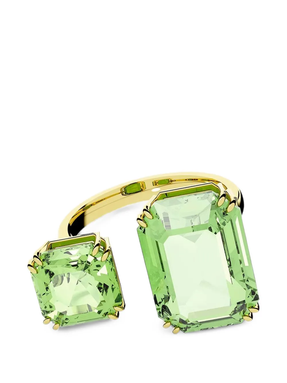 Swarovski Millenia emerald-cut crystal ring - Oro