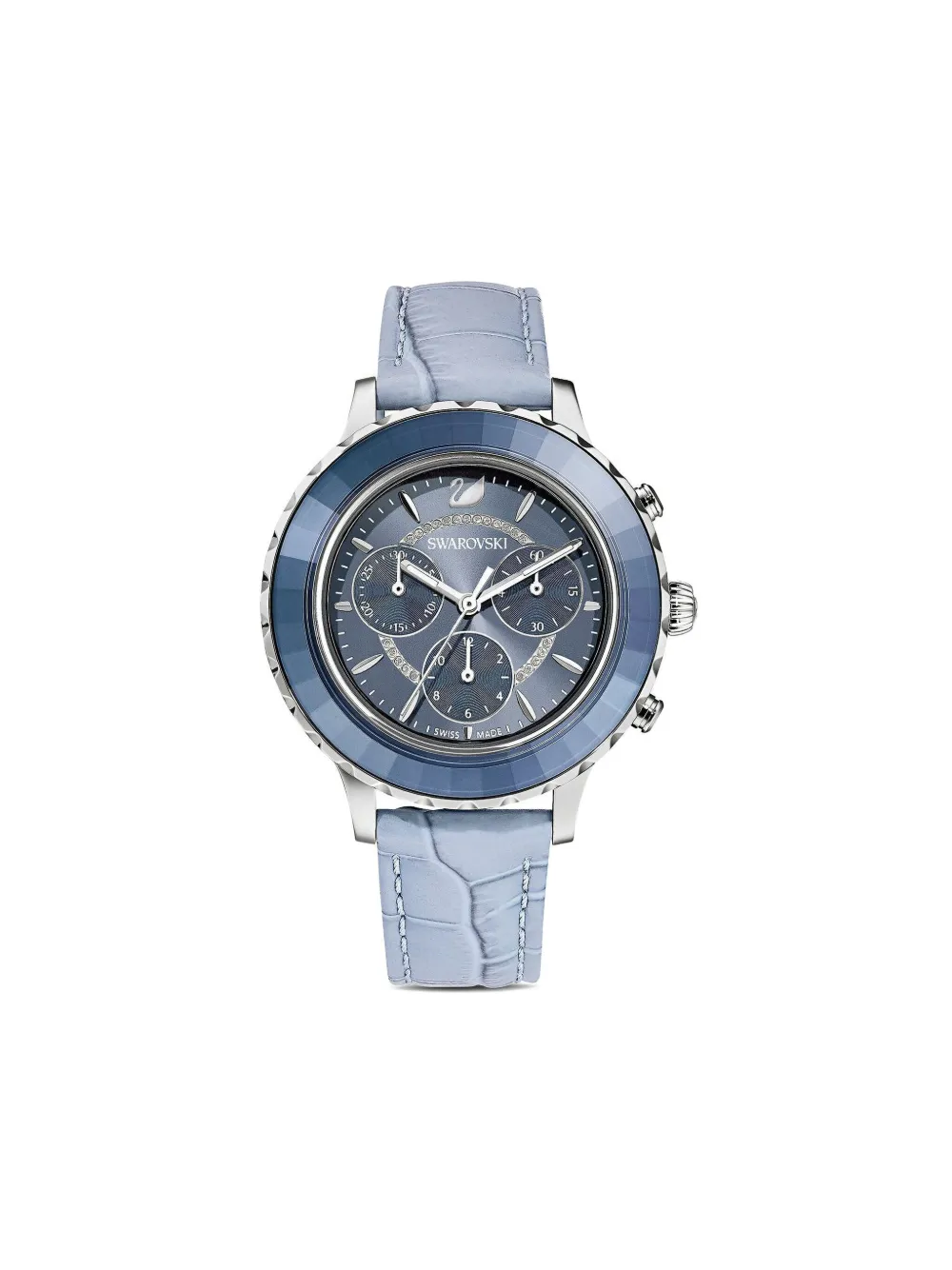 Swarovski Octea Lux Chrono 39.5mm 腕時計 - ブルー Swarovski Octea Lux Chrono 39.5mm 腕時計 - ブルー