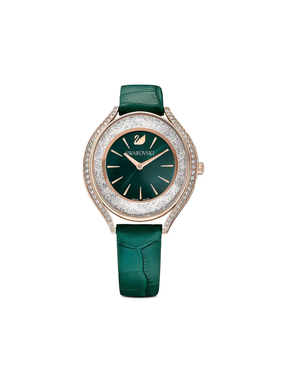 Swarovski Crystalline Aura 36mm 腕時計 - グリーン Swarovski Crystalline Aura 36mm 腕時計 - グリーン