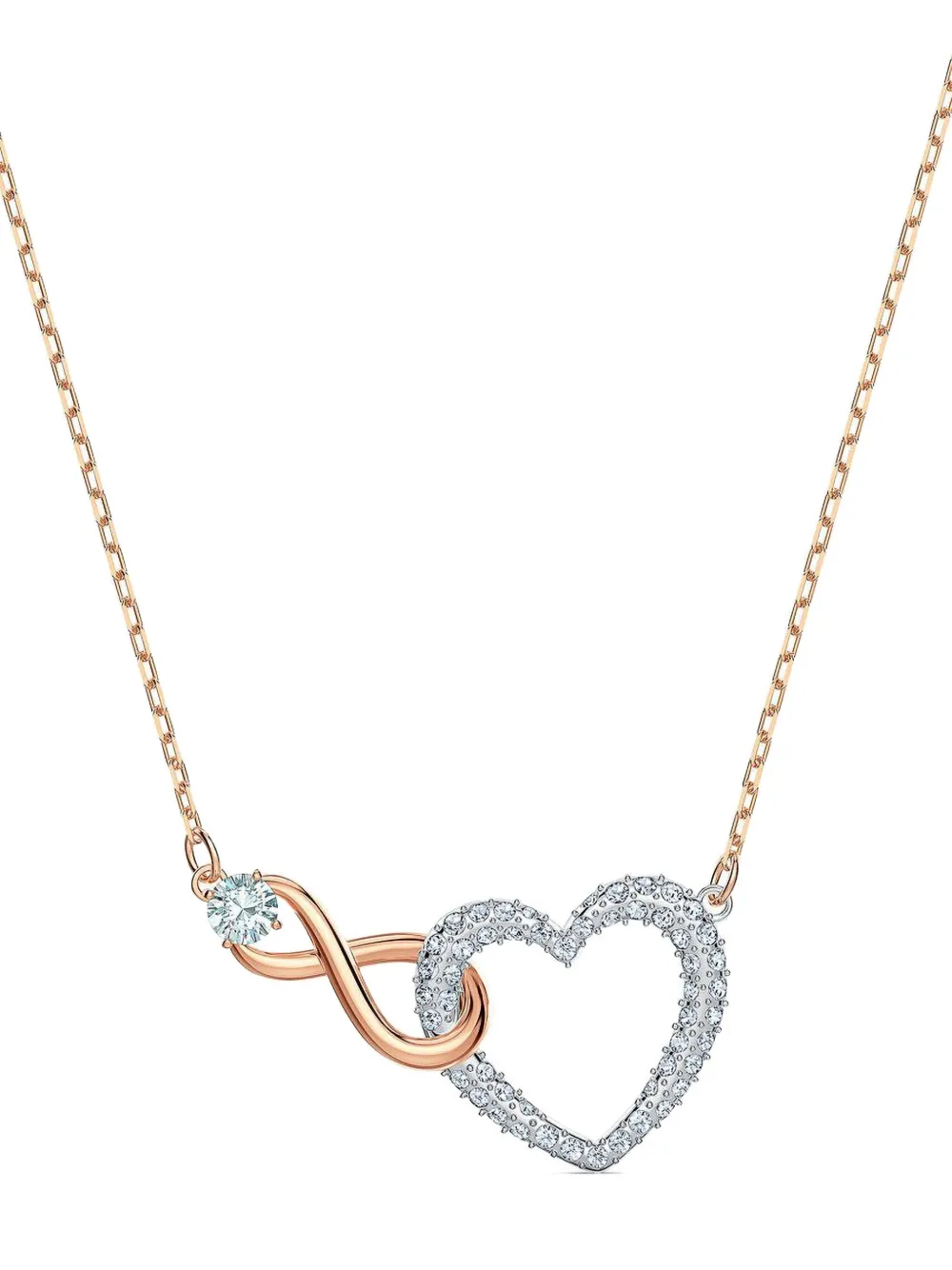 Swarovski Halsketting - Roze