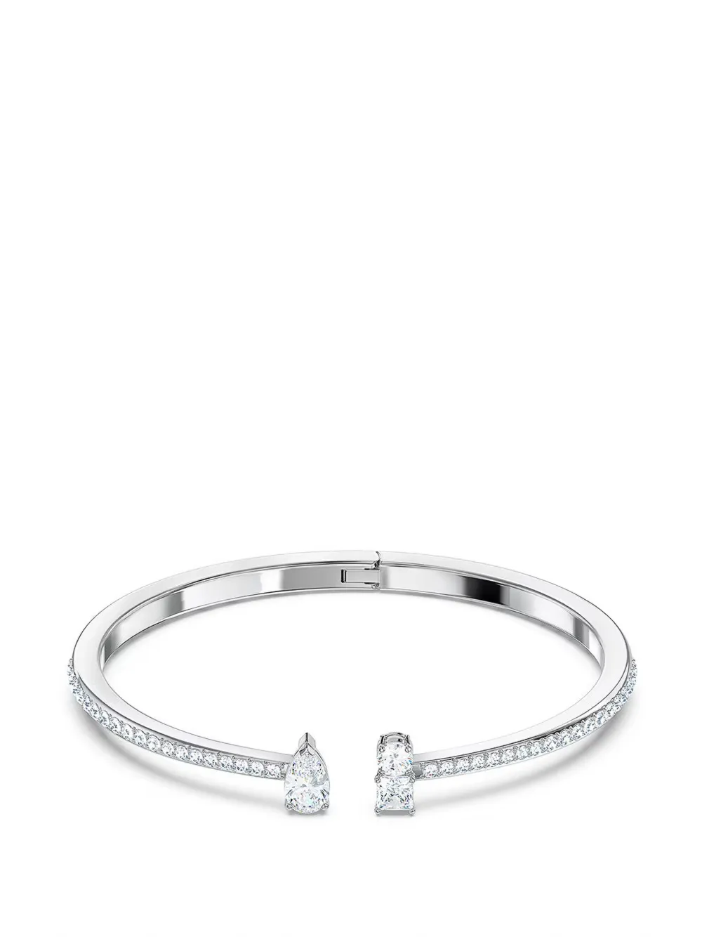 Swarovski Mesmera crystal-embellished cuff bracelet - Argento