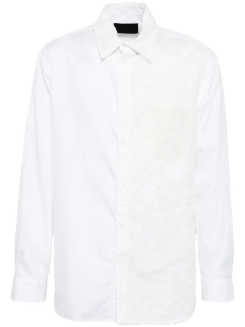 Simone Rocha lace-panelled shirt