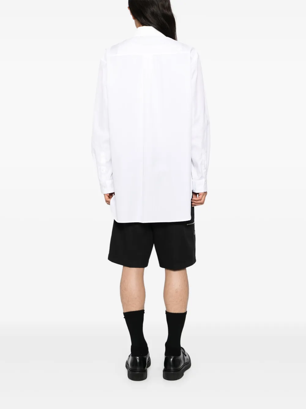 Simone Rocha Overhemd met kanten vlakken Wit