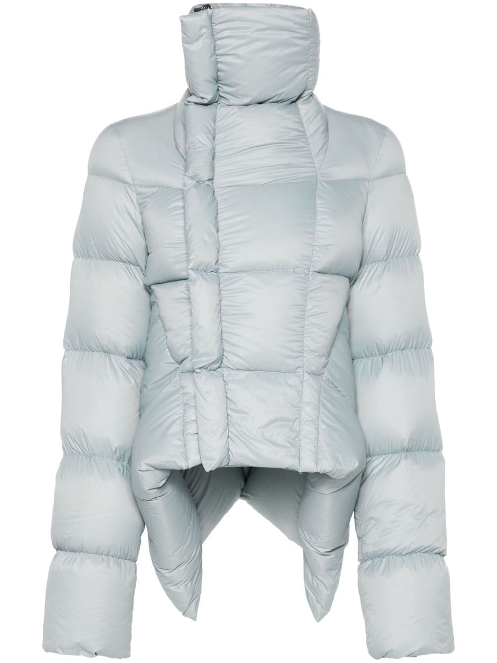 Shop Rick Owens Naska Down Jacket In Blue