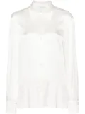 Alberta Ferretti pointed-collar shirt - Neutrals