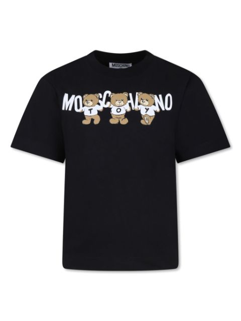 Moschino Kids 테디 베어 프린트 티셔츠