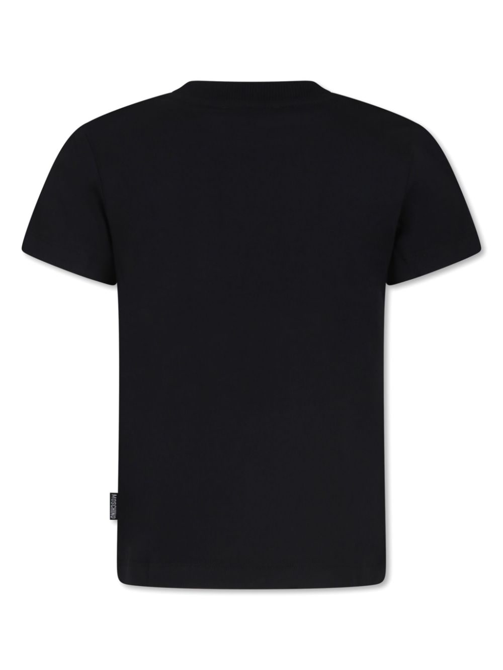 Moschino Kids Katoenen T-shirt met patroon - Zwart