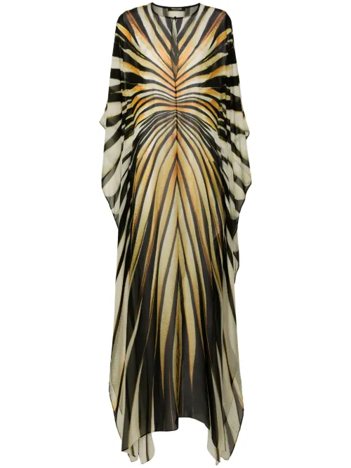 Robe-caftan en soie - Roberto Cavalli - Modalova
