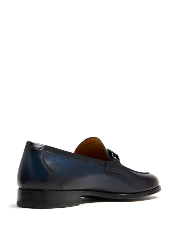 Magnanni blue loafers clearance