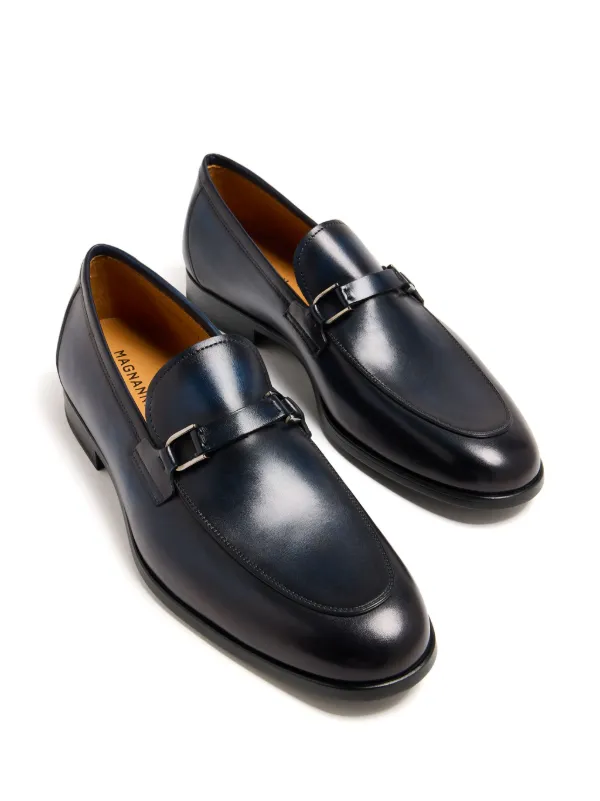 Magnanni blue loafers best sale